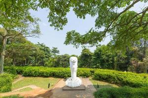 Merlion Statue in einem Park in Singapur