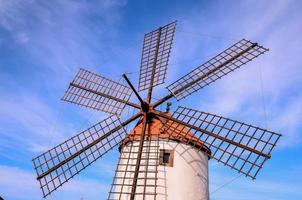 traditionelle Windmühlenansicht foto