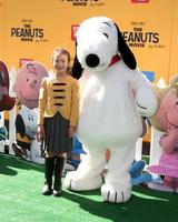 Los Angeles, 1. November - Aubrey Anderson-Emmons bei der Premiere des Peanuts-Films in Los Angeles im Village Theatre am 1. November 2015 in Westwood, ca foto