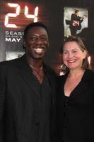 Hakeem Kae-Kazim und Cherry Jones kommen am 12. Mai 2009 zum 24. Staffelfinale, das die DVD-Veröffentlichung von Staffel 8 und Staffel 7 im Wadworth Theatre in Westwood, Kalifornien, vorführt foto