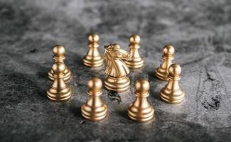 Gold Schach Brettspiel