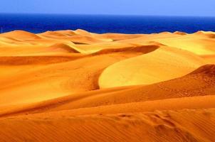 Sand Wüste durch das Meer foto