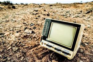Fernsehen im das Wüste foto