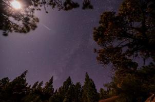 sternenklar Himmel beim Nacht foto