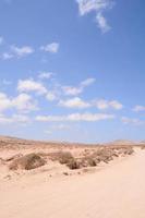 malerische Wüstenansicht foto