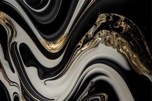 elegant Schwarz, Weiss, und Gold Marmor Hintergrund Textur zum verwenden im Design Projekte foto