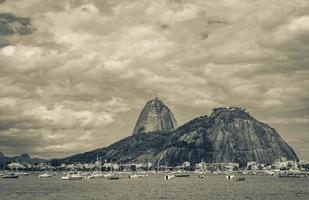 zuckerhut berg pao de acucar panorama rio de janeiro brasilien. foto