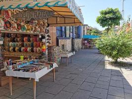 puerto escondido oaxaca mexiko 2023 malerische aussicht touristenstraße palmenstadt zicatela puerto escondido mexiko. foto