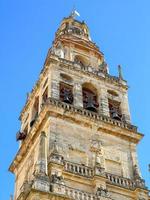 umgewandelt Minarett Glockenturm von das Moschee Kathedrale von Córdoba, Andalusien, Spanien foto