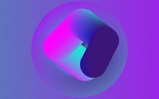 abstrakt Flüssigkeit geometrisch Hintergrund. modern Flüssigkeit Formen und bunt Hologramm Design. Gradient Hintergrund foto