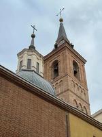 Barock Fassade von das Heilige Nikolaus Kirche Iglia de san nicolas im Madrid, Spanien foto