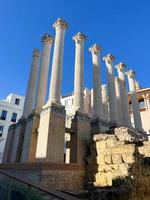 uralt römisch Tempel templo de Kult Kaiserliche im Córdoba, Andalusien, Spanien. foto