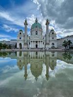 Aussicht von das Karlskirche st. Karl Kirche im Wien, Österreich. foto