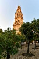 umgewandelt Minarett Glockenturm von das Moschee Kathedrale von Córdoba, Andalusien, Spanien foto