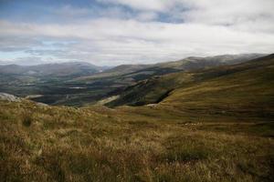 ein Aussicht von das schottisch Landschaft von das oben von das nevis Angebot foto