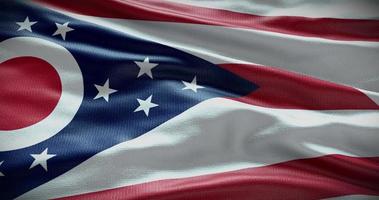 Ohio Zustand Flagge Hintergrund Illustration, USA Symbol Hintergrund foto