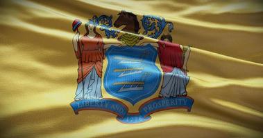 Neu Jersey Zustand Flagge Hintergrund Illustration, USA Symbol Hintergrund foto