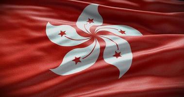 Hong kong National Flagge Hintergrund Illustration. Symbol von Land foto