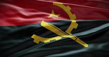 Angola National Flagge Hintergrund Illustration. Symbol von Land foto