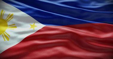 Philippinen National Flagge Hintergrund Illustration. Symbol von Land foto