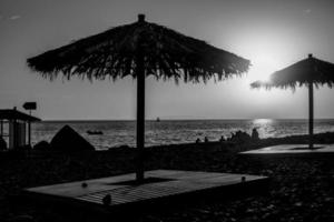 2022 08 22 Madeira Sonnenuntergang beim das Strand 3 foto