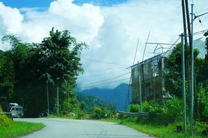 schön szenisch Schönheit von Norden Bengalen Straße und Natur foto