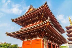 Sensoji-Tempel in Asakusa-Gebiet, Tokio, Japan foto