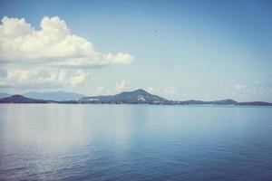 Blick auf das Meer von der Insel Samui, Thailand foto