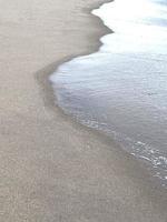 Meer Wasser und Sand Nahansicht foto