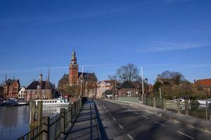 die stadt leer in deutschland foto