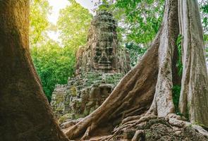 Nordtor des Angkor-Thom-Komplexes in der Nähe von Siem Reap, Kambodscha
