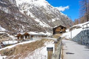 schöne aussicht auf zermatt, schweiz foto