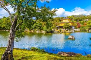 Kinkakuji-Tempel oder der goldene Pavillon in Kyoto, Japan