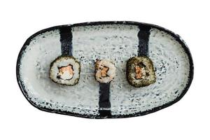 2896 Sushi isoliert auf ein transparent Hintergrund foto