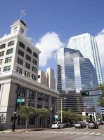 Tampa historisch Stadt Halle und modern Wolkenkratzer foto