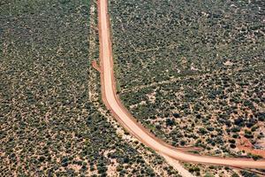 Denham Luftbild in Shark Bay Australien foto