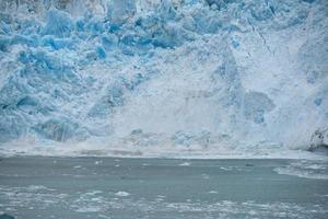 der Hubbard-Gletscher beim Schmelzen, Alaska foto