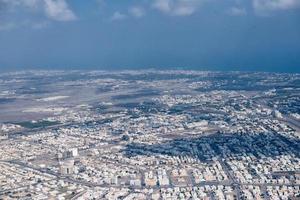 muscat arabische stadt luftaufnahme landcape foto