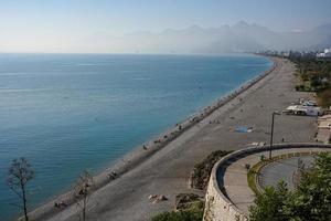 konyaalti Strand im Antalya Stadt, turkiye foto