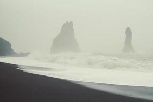 Sturm auf Island Küste Landschaft Foto