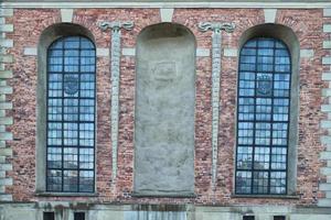 stockholm-ansicht auf hintergrund des blauen himmels foto