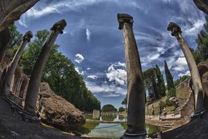 Villa Adriana antike römische Ruinen des Kaiserpalastes foto