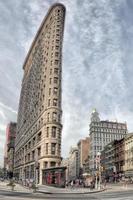 Neu York - - USA - - 11 Juni 2015 Bügeleisen Gebäude hdr Vertikale Aussicht foto