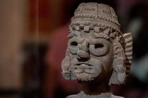 tlaloc das Mexikaner Gott von Regen Statue Detail foto