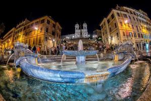 Rom, Italien kann 26, 2012 - - überfüllt Piazza di Spagna Nacht Aussicht foto