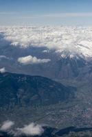 insbruck Alpen Antenne Aussicht foto