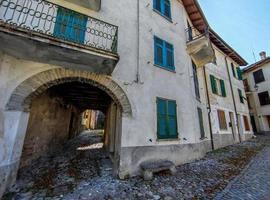 Grondona Piemont Italien mittelalterlich Dorf foto