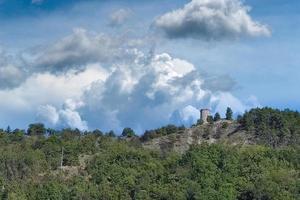 Grondona Piemont Italien mittelalterlich Dorf foto