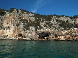 Seeochsen Grotten Grotta del Bue Marino Cala Gonone Italien foto