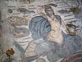 Antikes römisches Mosaik der Villa del Casale, Sizilien foto